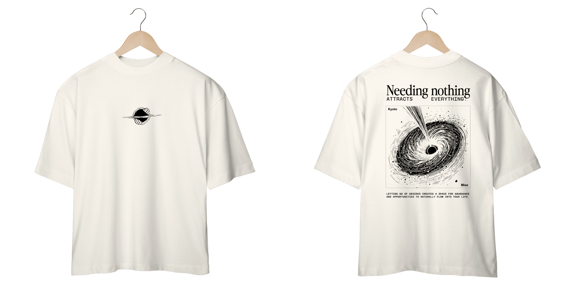 Camiseta Oversized - Kyoto Black Hole