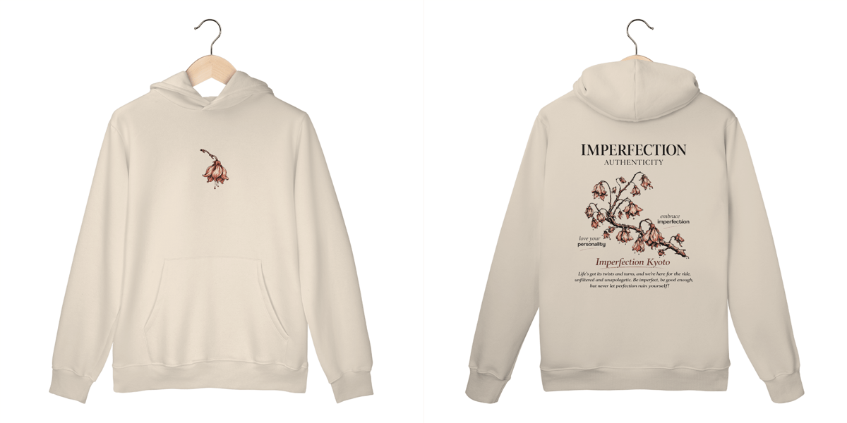 Nome do produto: Moletom canguru - Imperfection Authenticity