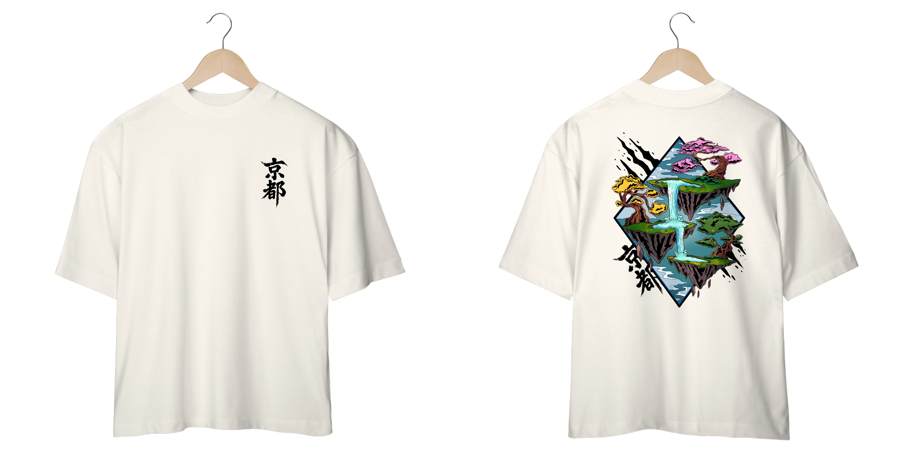 Camiseta Oversized - Paradise Kyoto