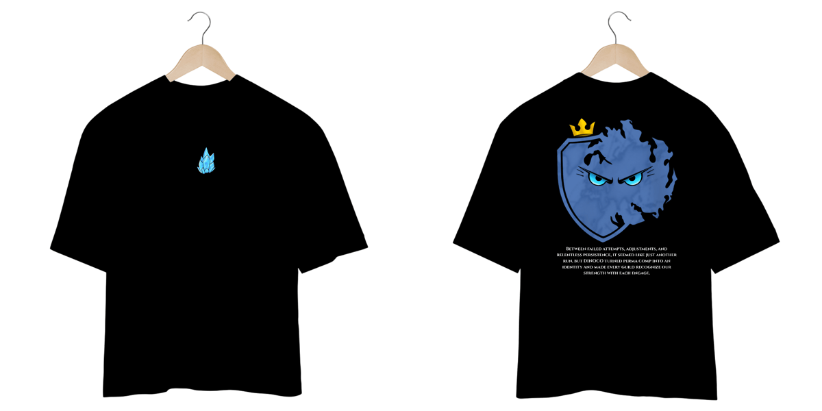 Nome do produto: Camiseta Oversized - D I N O C O BLACK