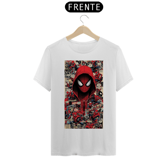 Camiseta masculina - Homem Aranha quadrinhos 