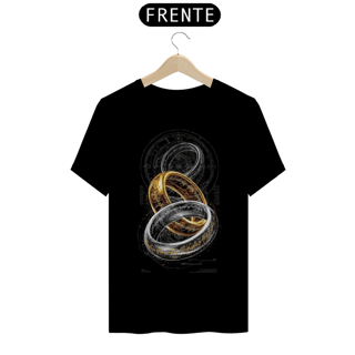 Nome do produtoCamiseta masculina - Anéis do poder