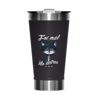 Foi Mal, Me Distraí — Copo Térmico (Tumbler 473ml)