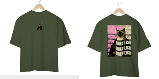 Nome do produto Camiseta Oversized - Gata Lisa