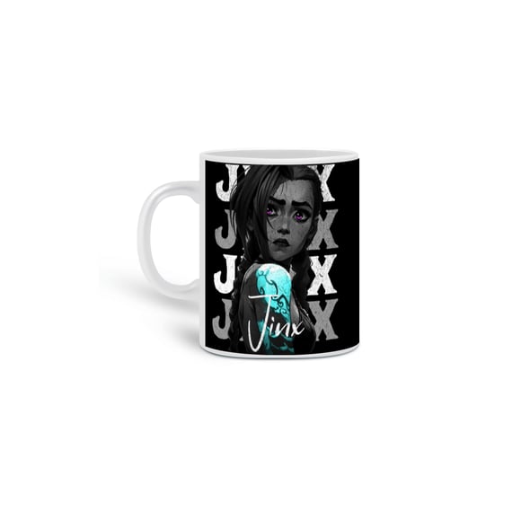 Caneca Jinx - League of Legends/Arcane