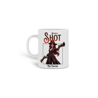 Nome do produto • Caneca Miss Fortune (coleção Double Shot) - League of Legends •