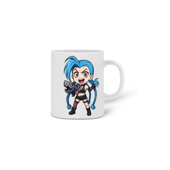 Caneca Jinx - League of Legends/Arcane