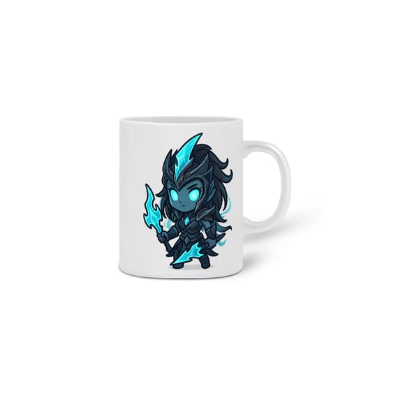 Caneca Kalista (chibi) - League of Legends