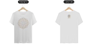 Camiseta Mandala folhas de inverno - Cores neutras