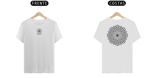 Camiseta Mandala Indiana Flower Black - Preto