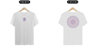 Camiseta Mandaça Maia Eye - Radial roxo escuro e marrom