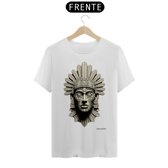 Camiseta Totem | Efígie - Face Inca White