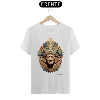 Camiseta Totem | Efígie - Face Asteca White