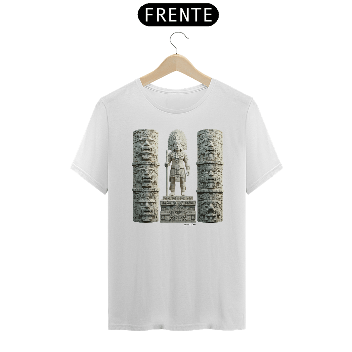 Nome do produto: Camiseta Estátua Ancestral Maia | Totens