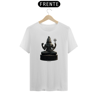 Camiseta Estátua Preta Shiva Meditando