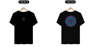 Nome do produtoCamiseta Quality - Mandala asteca degrade roxo azul