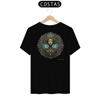 Camiseta Círculo Feminino - Mulher natureza Black