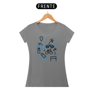 Nome do produto Camiseta Triathlon Lifestyle baby look