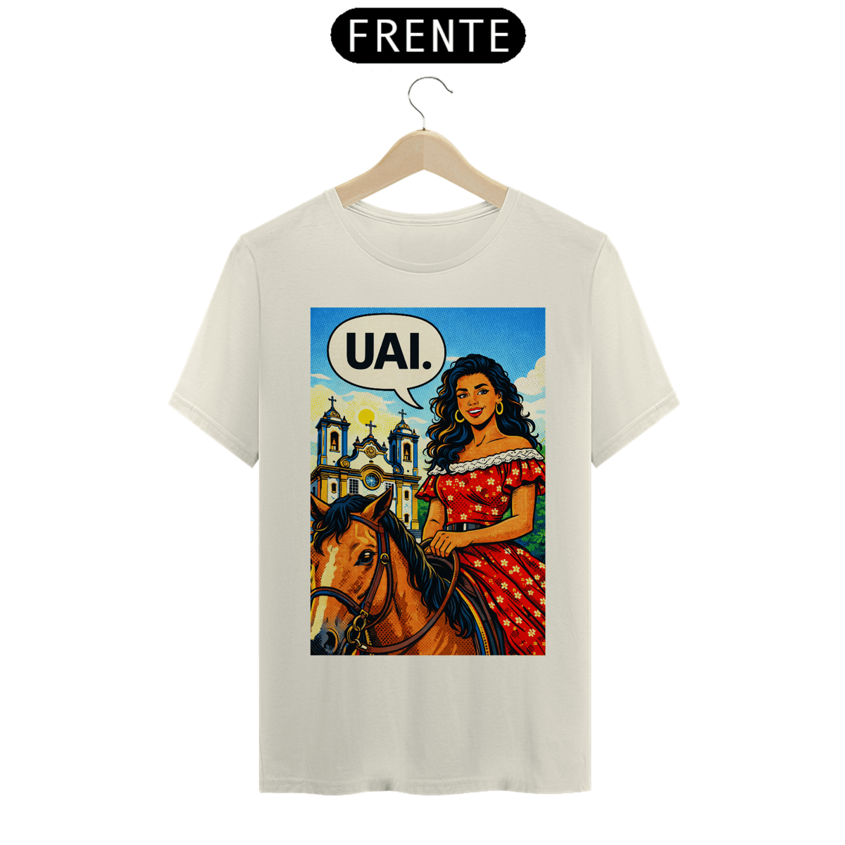 Nome do produto: Camiseta UAI. Tradições de Minas Gerais  Descrição: