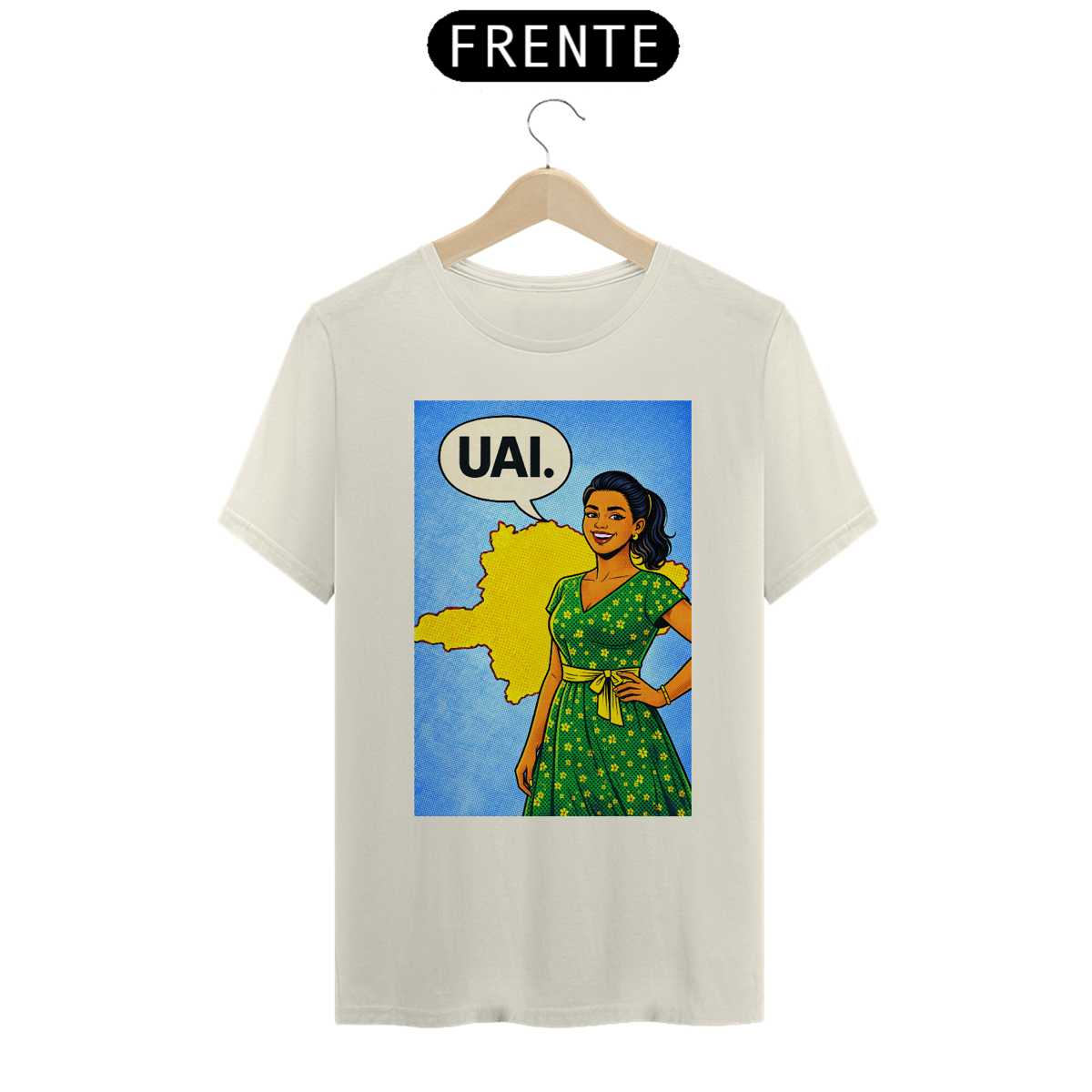 Nome do produto: Camiseta UAI. Minas Gerais – Pop Art Mineiro