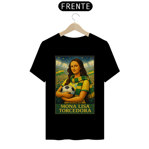 Mona Lisa Torcedora – Arte Clássica em Clima de Futebol