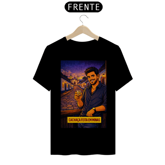 Camiseta Cachaça Feita em Minas Gerais