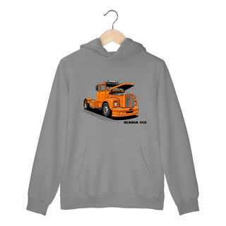 Nome do produtoCASACO DE MOLETOM CAMINHÃO SCANIA 111S JACARÉ (CLARO)