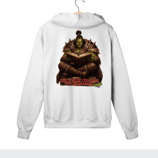 Nome do produto Orc Leitor Moletom ziper e capuz