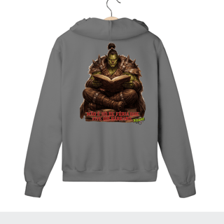 Nome do produto Orc Leitor Moletom ziper e capuz