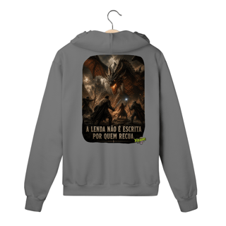 Nome do produto Lendas RPG moletom ziper e capuz