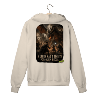 Nome do produto Lendas RPG moletom ziper e capuz