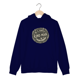 Nome do produto Moletom com Bolso Be a Simple Kind Man