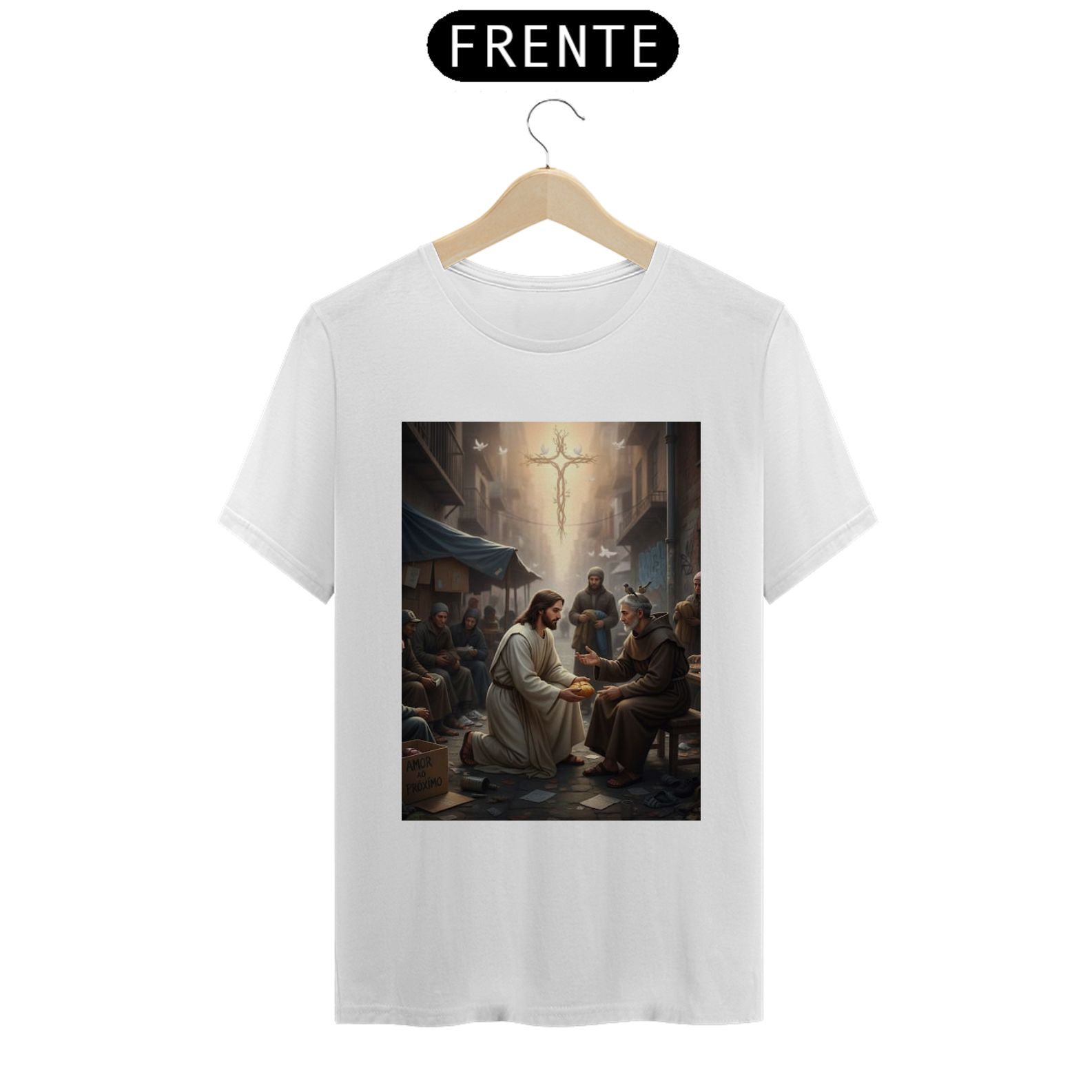 Nome do produto: Jesus e São Francisco de Assis Classic