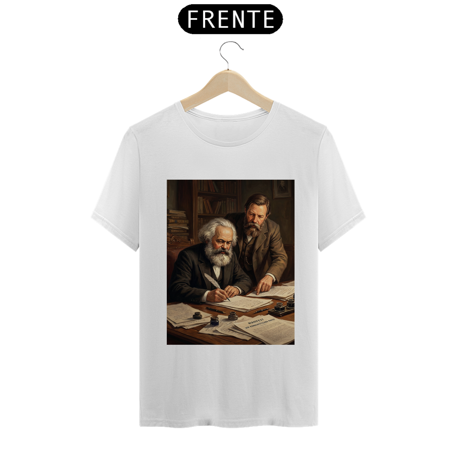 Nome do produto: Shirt Marx e Engels Quality
