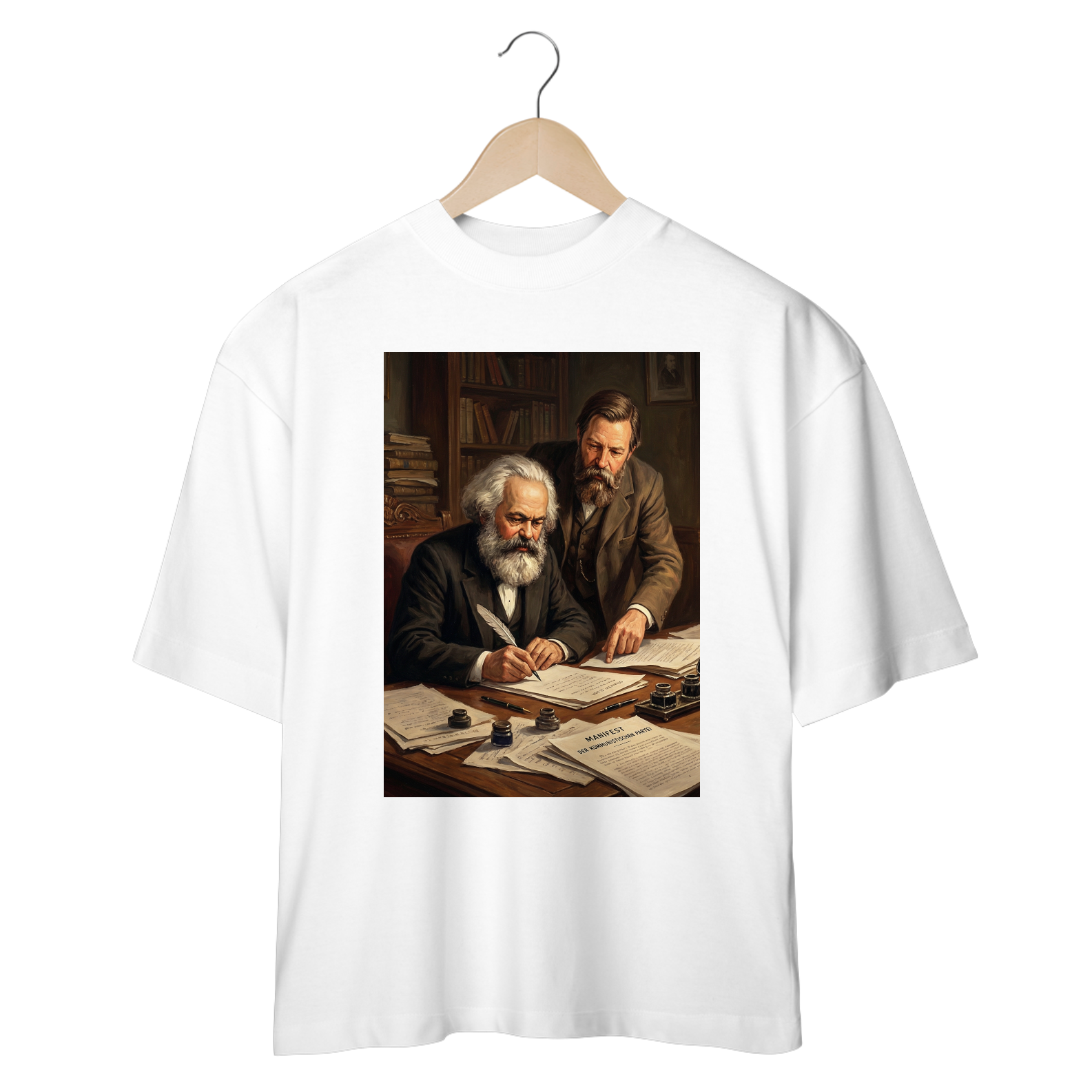 Nome do produto: Shirt Marx e Engels Oversized