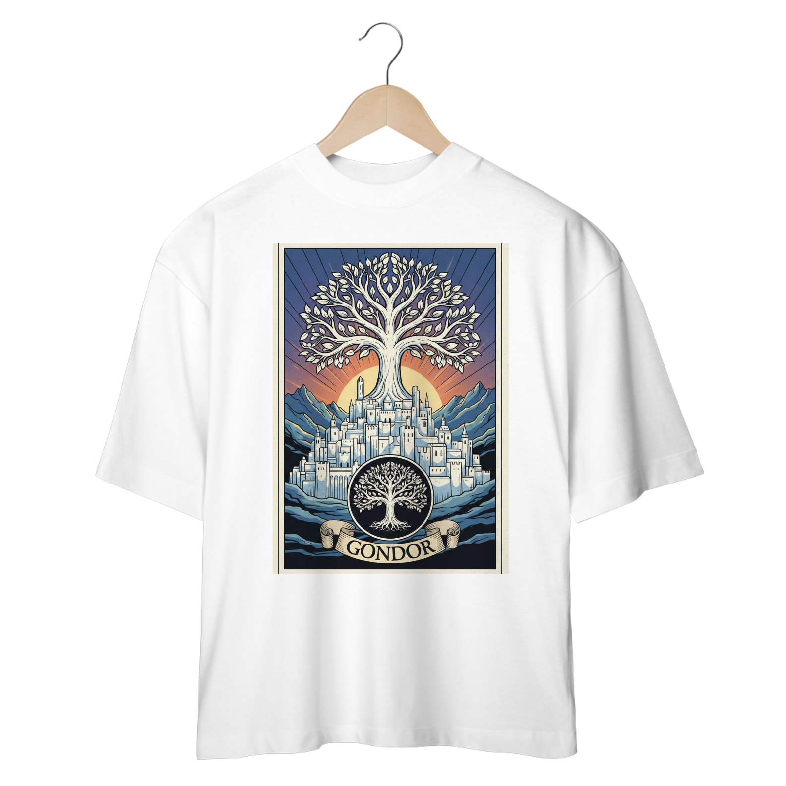 Nome do produto Shirt Gondor Tree Oversized
