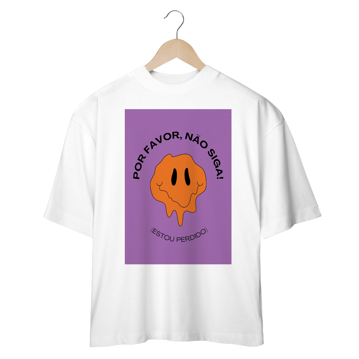 Nome do produto: Shirt Estou Perdido Oversized