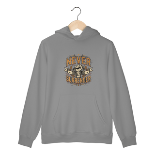 Nome do produto Moletom com bolso Never Surrender 