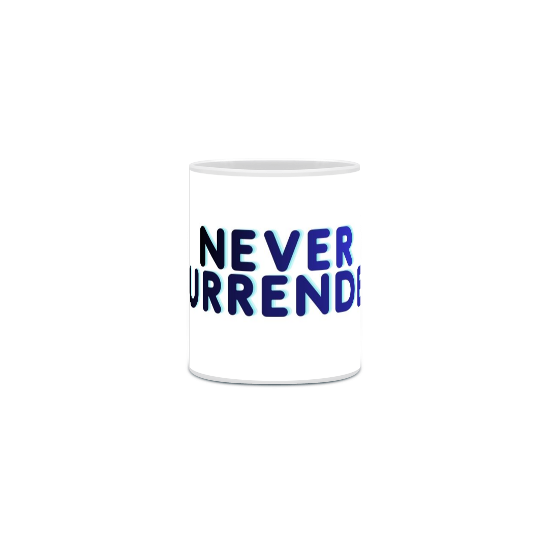 Nome do produto: Caneca Never Surrender