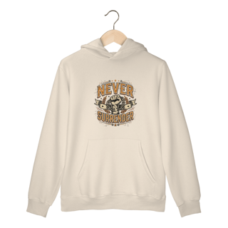 Nome do produto Moletom com bolso Never Surrender 
