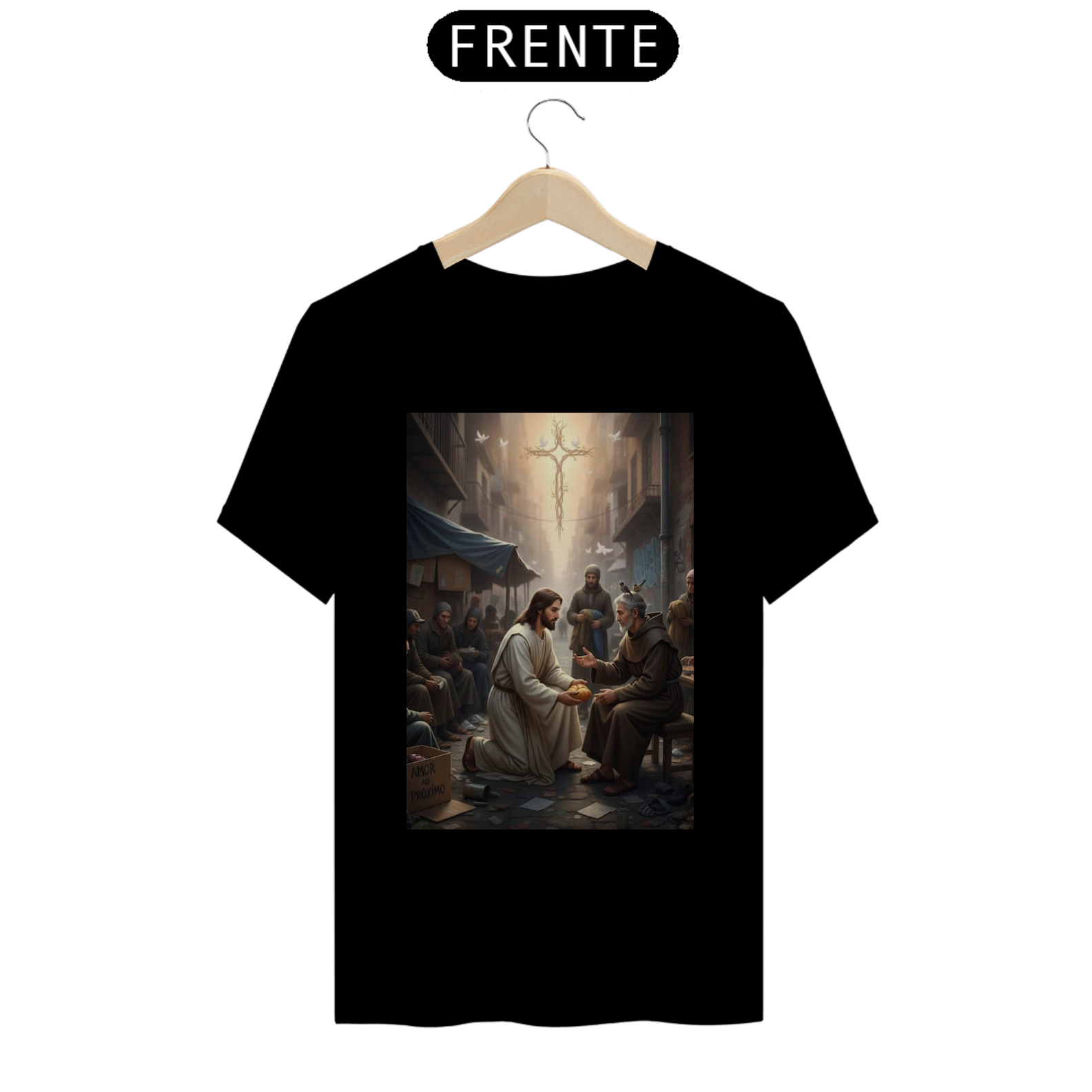 Nome do produto: Jesus e São Francisco de Assis Prime