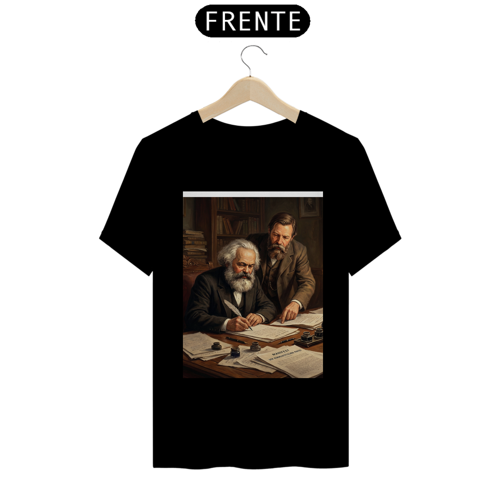Nome do produto Shirt Marx e Engels Quality