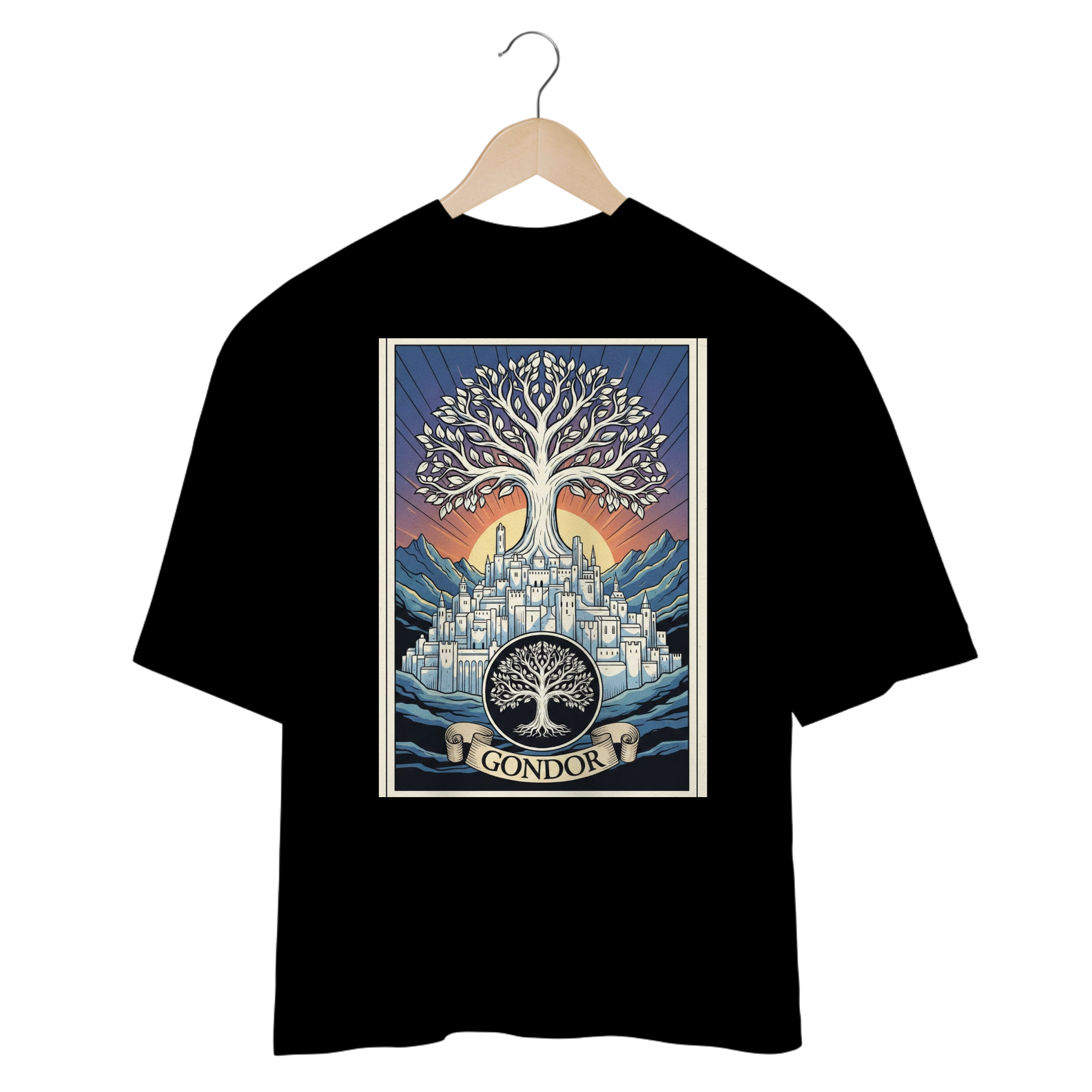 Nome do produto Shirt Gondor Tree Oversized