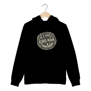 Nome do produto Moletom com Bolso Be a Simple Kind Man