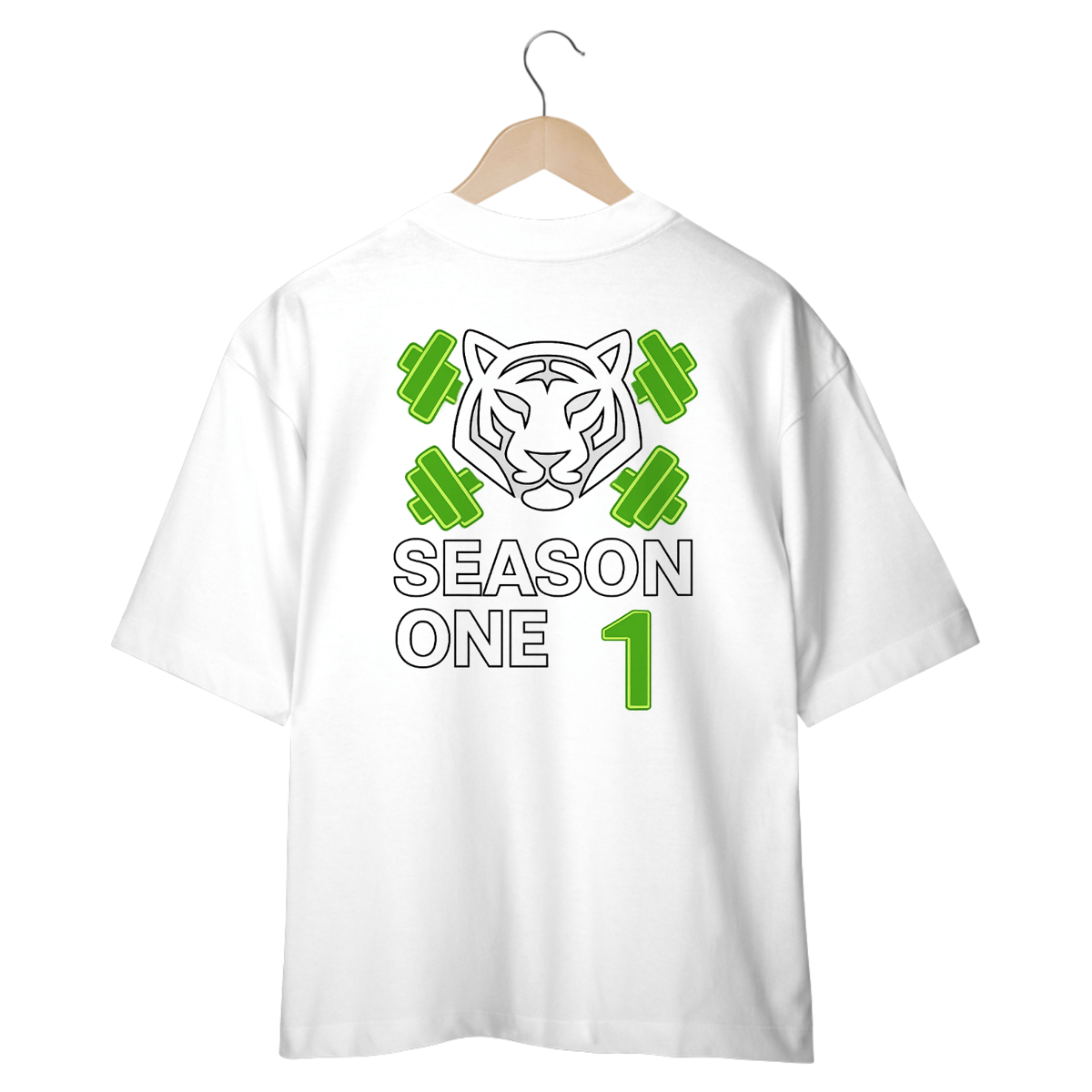 Nome do produto: Camiseta Oversized - Limited Season One - (Estampa Costas) Tiger Edition