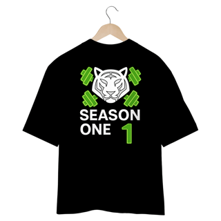 Nome do produto Camiseta Oversized - Limited Season One - (Estampa Costas) Tiger Edition