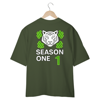 Nome do produto Camiseta Oversized - Limited Season One - (Estampa Costas) Tiger Edition