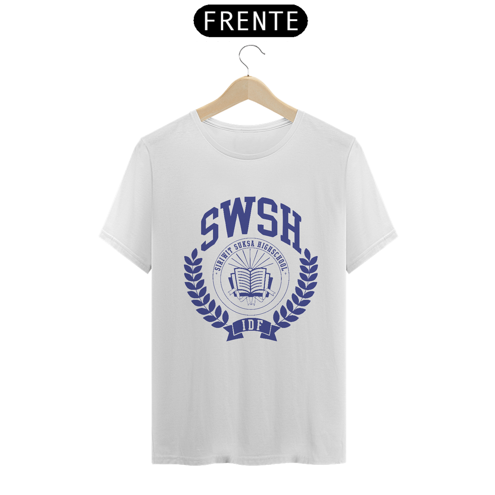 Camiseta Somewhere Somehow High School | Gl Tailandês Branca