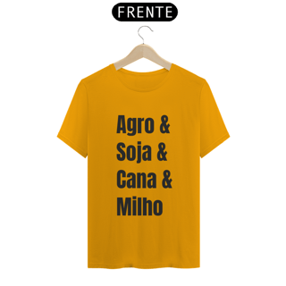 Nome do produto Camiseta Agro & soja