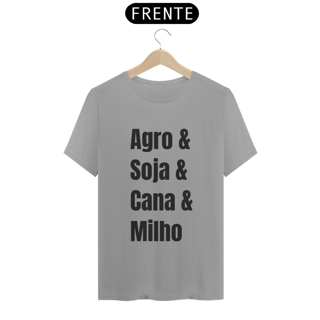 Nome do produto Camiseta Agro & soja